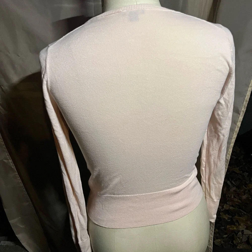 Ann Taylor Light Pink Button-Down Shirt - Picture 2 of 3